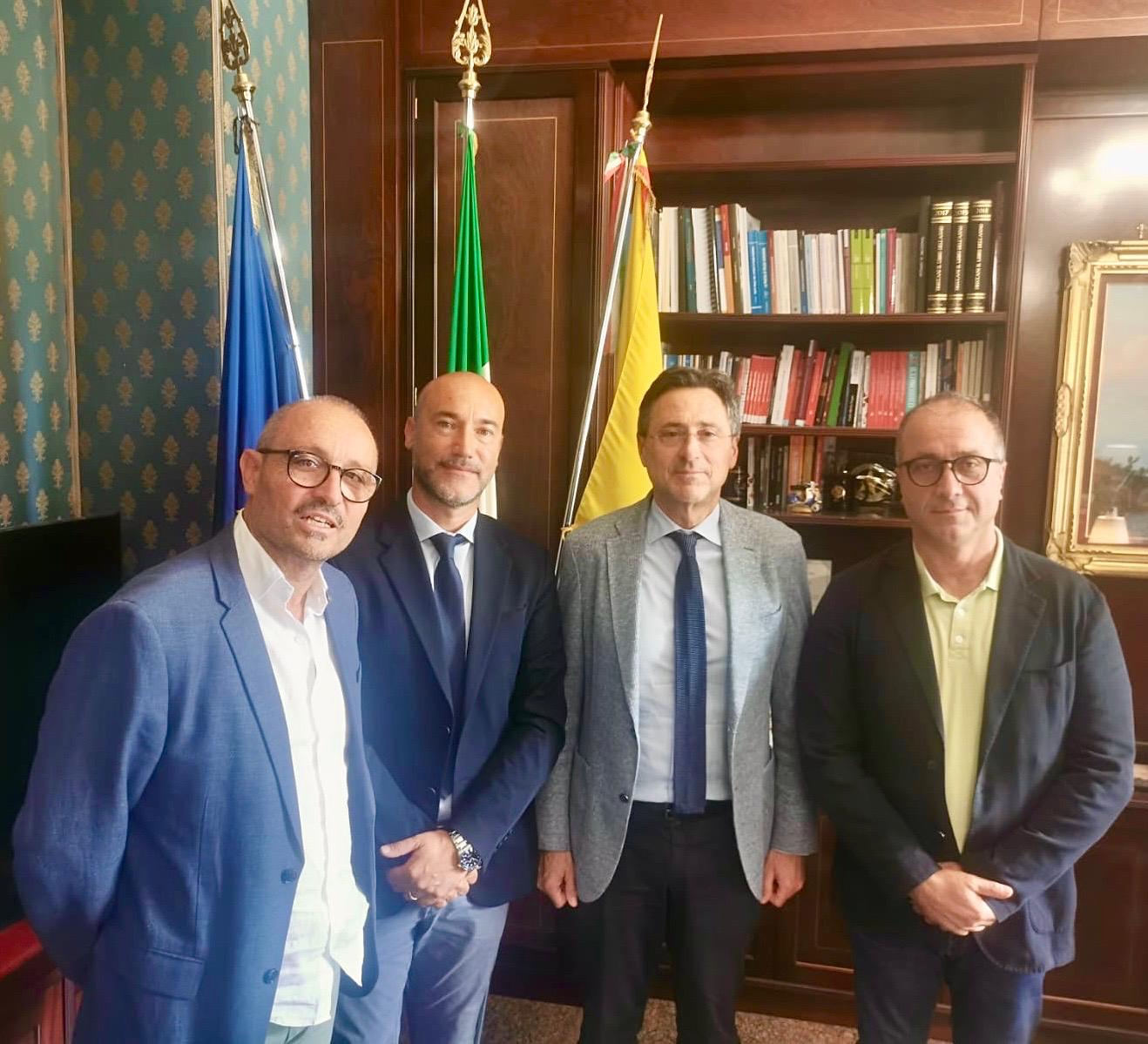 Presentazione della nuova Segreteria Provinciale al Signor Questore di Palermo